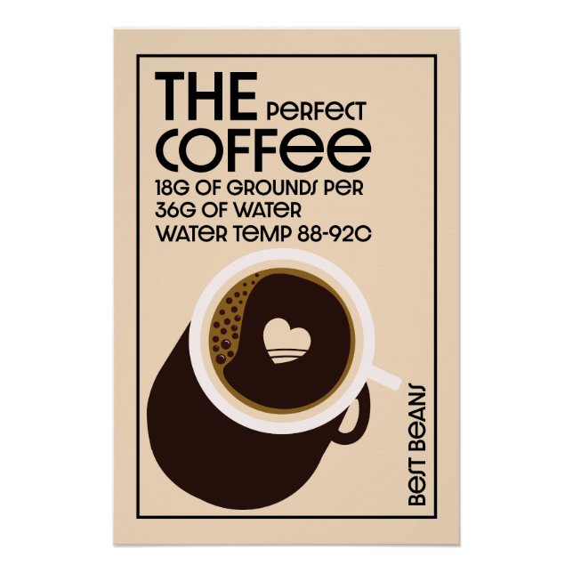 Póster Barista Coffeeshop (Frente)