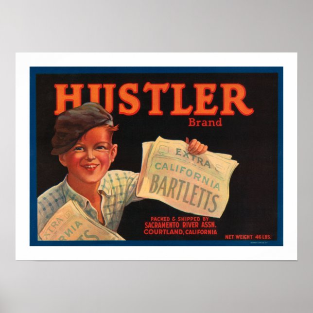 Poster Barletes de Marca Hustler (Frente)