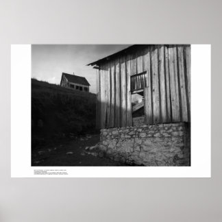 Poster Barn and Stonework, março de 1962