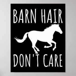 Poster Barn Hair Dont Cuida do Fazendeiro do Cavalo Ancor