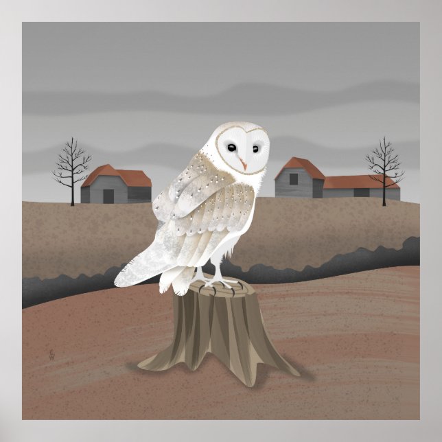 Poster Barn Owl (Frente)