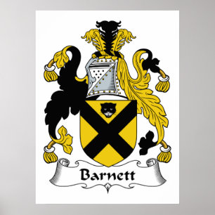 Póster Barnett Family Crest