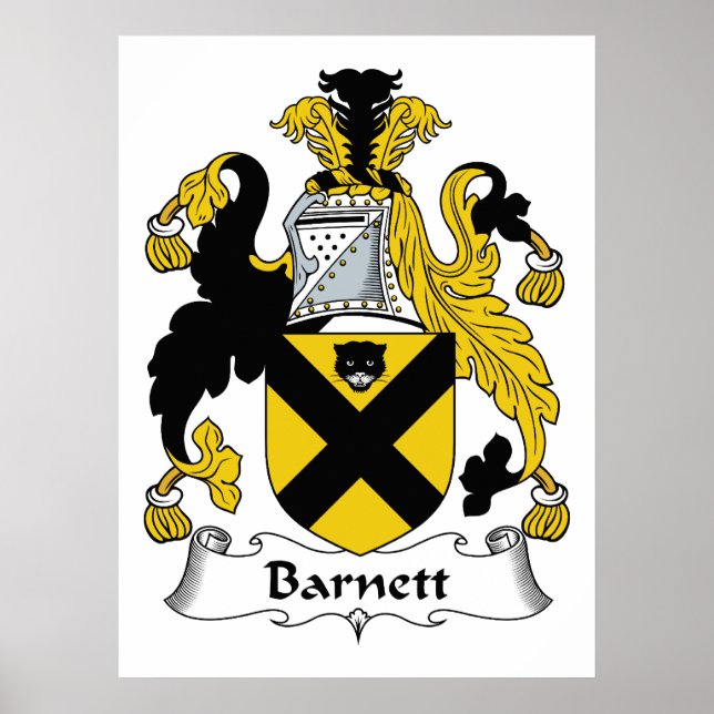 Póster Barnett Family Crest (Frente)