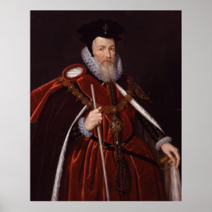 Póster Baron Burghley de William Cecil ø