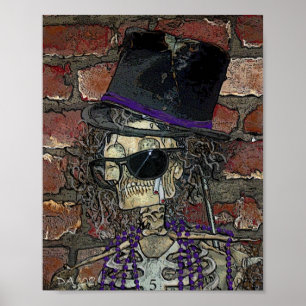 Póster Baron Samedi, espírito do Voodoo da morte