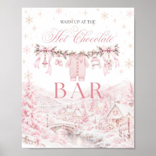 Poster Barra de Chocolate Quente Pink It Takes a Village