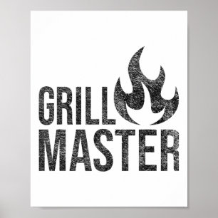 Poster Barra de Churrasco do Chame Mestre Chame Barbecue