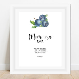 Poster Barra de Mom-osa de mirtilo