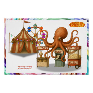 Póster Barraca de lanche do circo de Otto