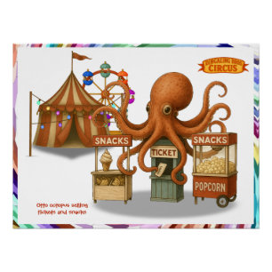 Póster Barraca de lanche do circo de Otto