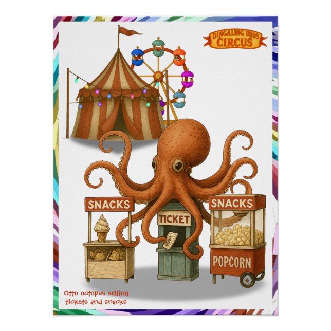 Póster Barraca de lanches do circo de Otto (Frente)
