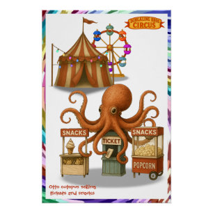 Póster Barraca de lanches do circo de Otto