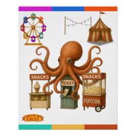 Póster Barraca de lanches do circo de Otto