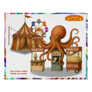 Póster Barraca de lanches do circo de Otto