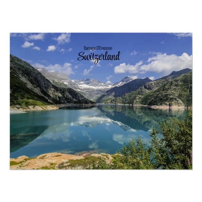 Póster Barrage D'Emosson, Suiça (Frente)