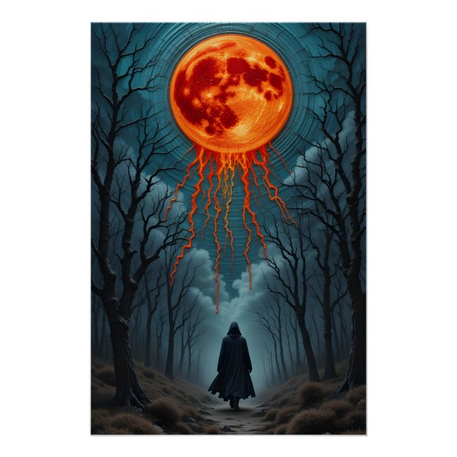 Póster Barramento bordado etéreo (Frente)