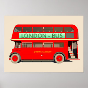 Póster Barramento de Londres