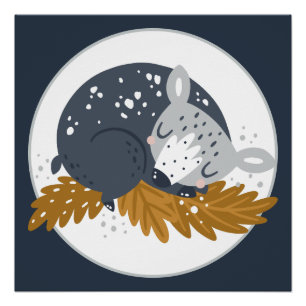 Póster Barramento de Urso Doce