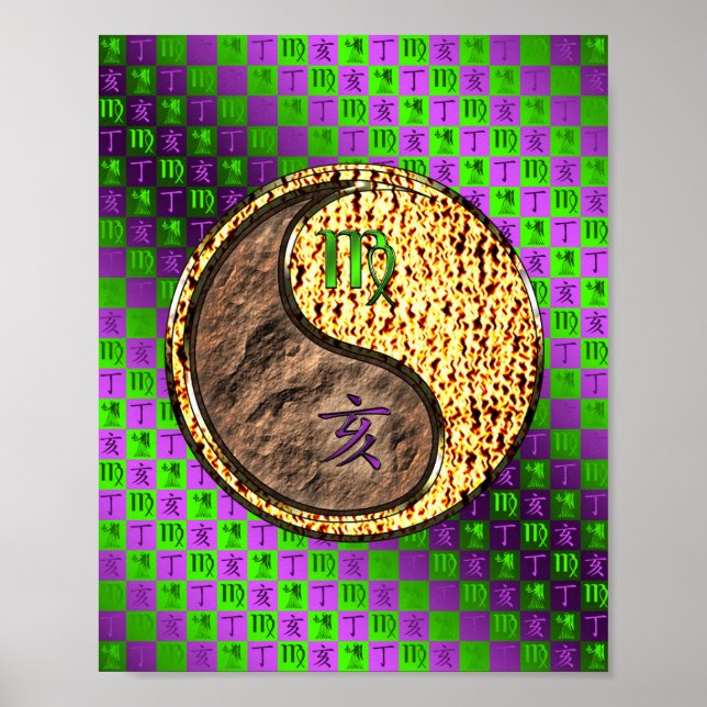 Poster Barras Virgo e Fogo (Frente)