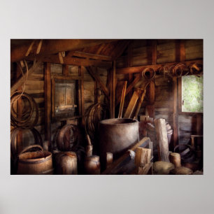 Póster Barrel Maker - Na parte de trás dos fabricantes de