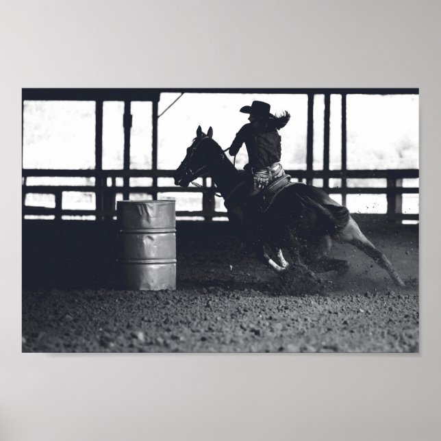 Poster Barrel Racer — (Frente)