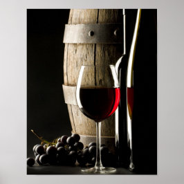 Póster Barril de Vinho