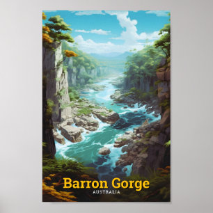 Poster Barron Gorge National Park Viagem da Austrália