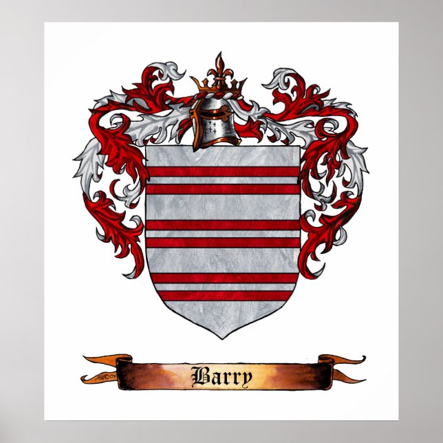 Poster Barry Shield of Arms (Frente)