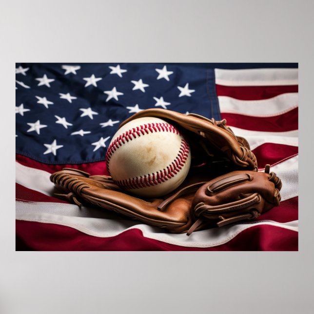 Poster Baseball Americano (Frente)