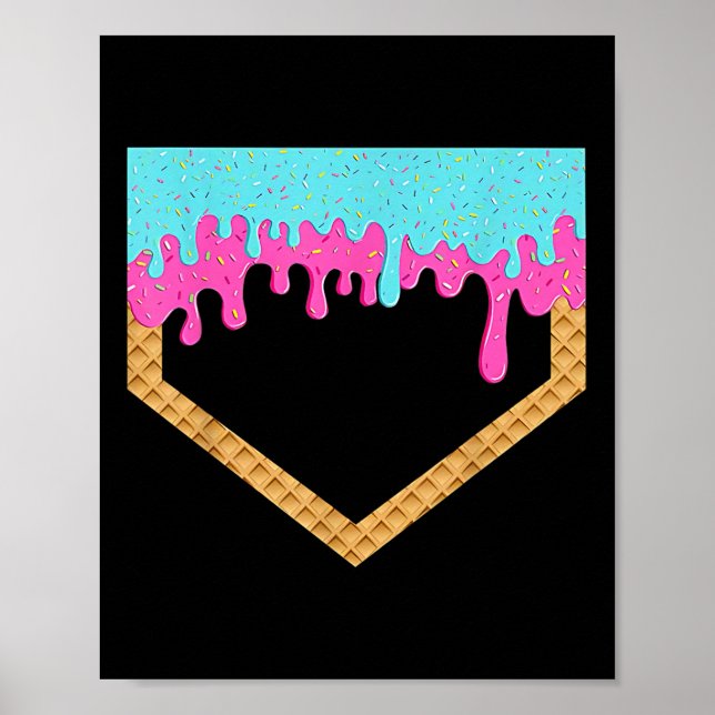 Poster Baseball Drill Para Rapazes Sorvete Drill Página I (Frente)