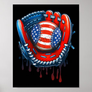Poster Baseball Drivers Sorvete Sprinkles 4 De Julho Base