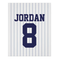 Baseball Jersey com nome e número personalizados