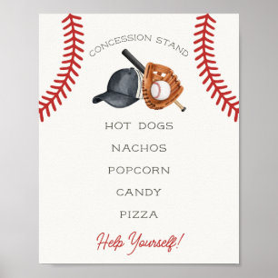 Poster Baseball Little Rookie Stand