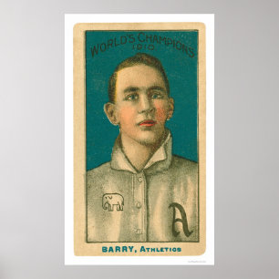 Póster Basebol 1910 de Jack Barry