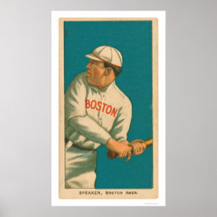 Póster Basebol 1911 do auto-falante de Tris