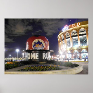 Póster Basebol Apple de New York