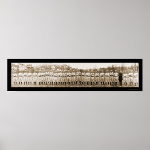 Póster Basebol na foto 1914 de Pittsburgh