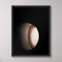 Basebol Texturizado Escuro Minimalista