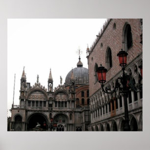 Póster Basílica da Praça e Catedral da Rua