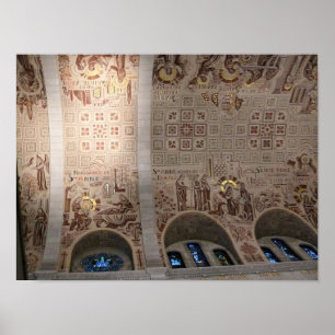 Poster Basilica de Sainte Anne de Beaupre, Quebec, Canad