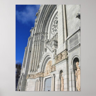 Poster Basilica de Sainte Anne de Beaupre, Quebec, Canad