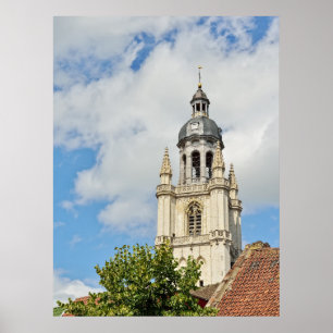 Póster Basílica de São Martinus em Halle, Bélgica