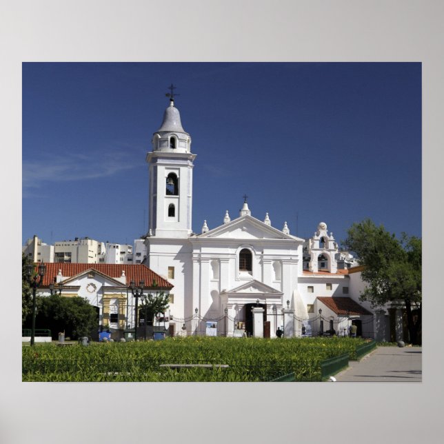 Póster Basílica Nuestra Señora del Pilar na Recoleta (Frente)