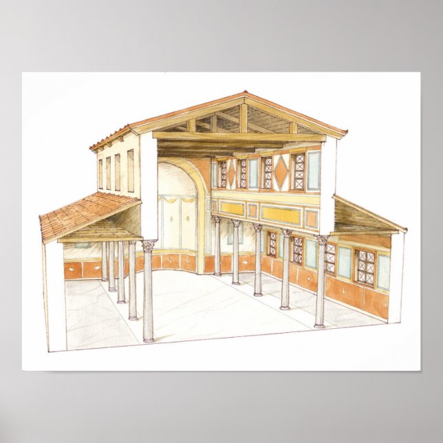 Poster Basilica romana (Frente)