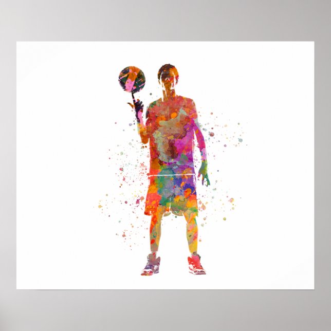 Poster Basketball player (Frente)