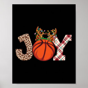 Poster Basquete Amava Bola de Natal Men Xmas Bas