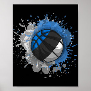 Poster Basquete Com Bandeira Da Estônia