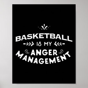 Poster Basquete Divertido De Basquete É Minha Gestão De R