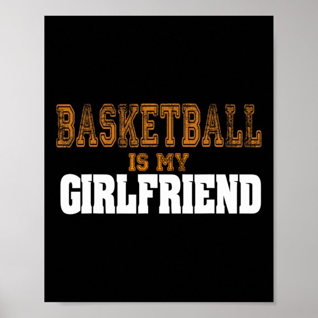 Poster Basquete É Meu Jogador De Basquete De Diversão De  (Frente)