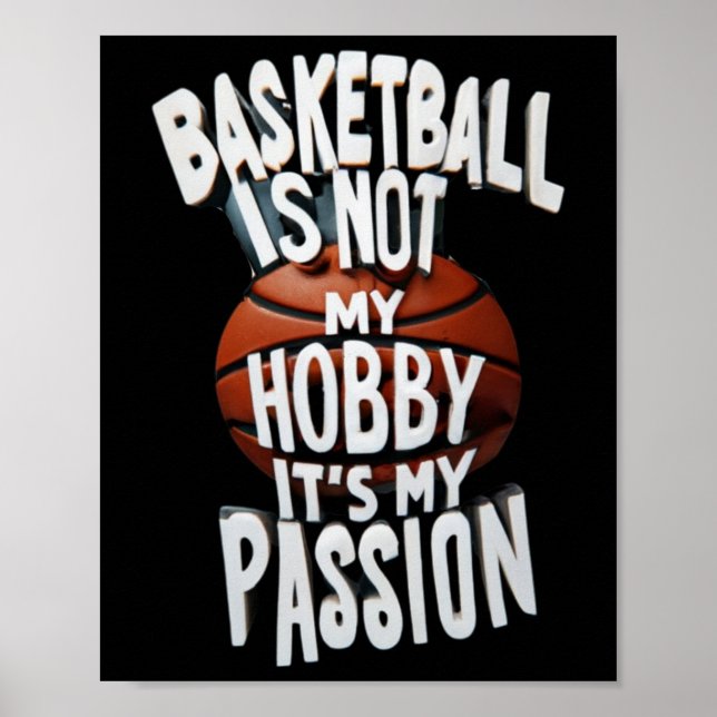 Poster Basquete É Meu Pion (Frente)